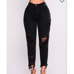 Black Boyfriend Jeans